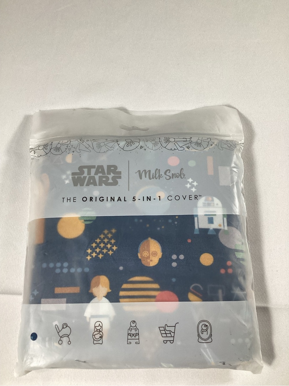 Milk Snob x Star Wars Original 5-in-1 Baby Cover Navy Multicolor